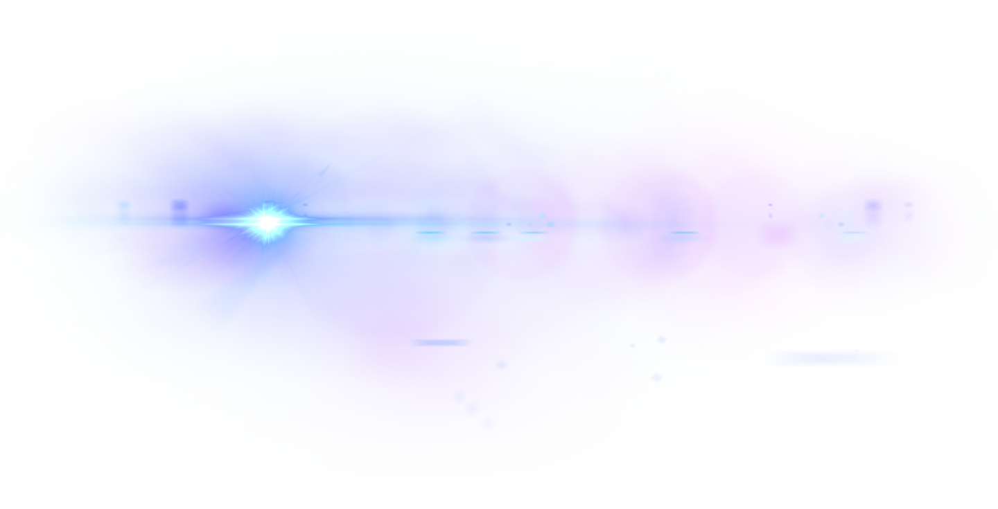 Purple light glowing streaks